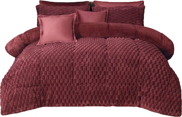 Winter comforter set 6 pieces king size WGR-004