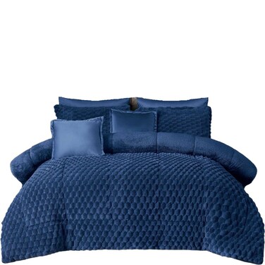 Winter comforter set 4 pieces single WGR-005