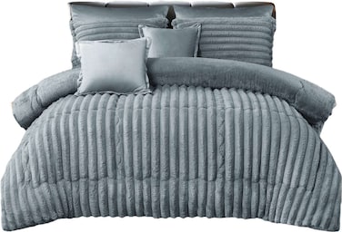 Winter comforter set 4 pieces single TJ-003