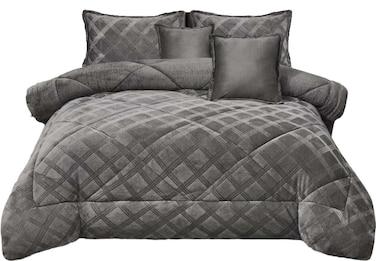 Winter comforter set 4 pieces single YH-1-004