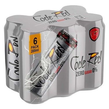 Code Red Zero Sugar 200ml X6