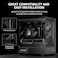 مروحة NZXT F360X عالية الأداء بإطار واحد - 3 مراوح PWM RGB بحجم 120 مم لحافظة الكمبيوتر - أقصى تدفق للهواء وضغط ثابت - ضوضاء منخفضة - إطار وشفرات من البولي فينيل كلوريد - سمك 30 مم - أبيض