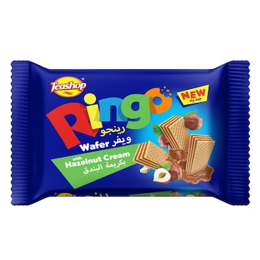 Teashop Ringo Wafer With Hazelnut Cream 40g x10 +2