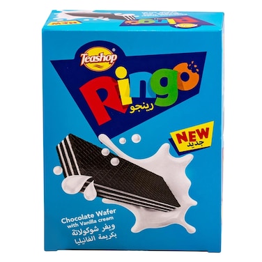 Teashop Ringo Chocolate Wafer With Vanilla Cream 18g x20 +4