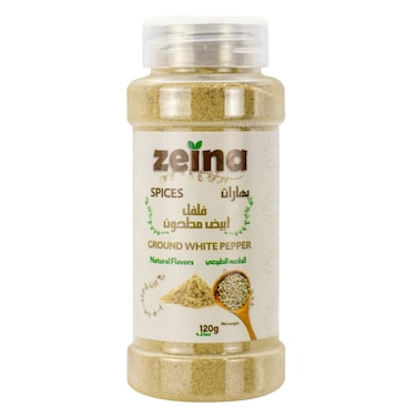 Zeina Ground White Pepper 120g