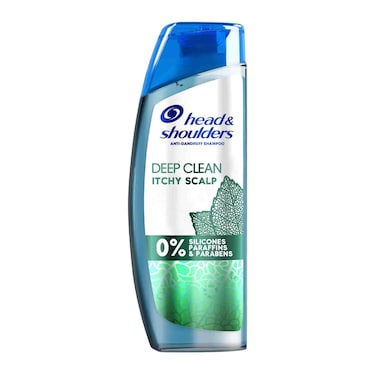 Head &amp; Shoulders Deep Clean For Severe Itchy Scalp Anti-Dandruff Shampoo Free of Silicones Parabens and Paraffins 400ml