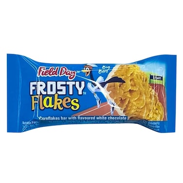 Field Day Frosty Flakes Cereal Bar With Flavoured White Chocolate 17g