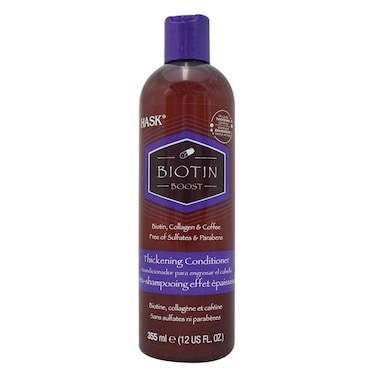 Hask - Thickening Conditioner Biotin Boost, Biotin, Collagen &amp; Coffee, 355ml