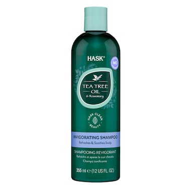 Hask Invigorating Shampoo Tea Tree Oil &amp; Rosemry 355ml