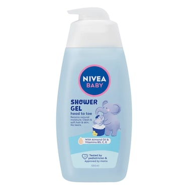 نيفيا جل استحمام للأطفال للجسم والشعر 500 مل