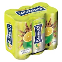 Barbican Citrus Can 250ml X6