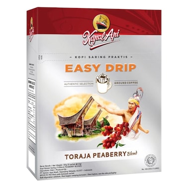 Kapal Api Drip Coffee Toraja Peaberry 10g, Single Pack