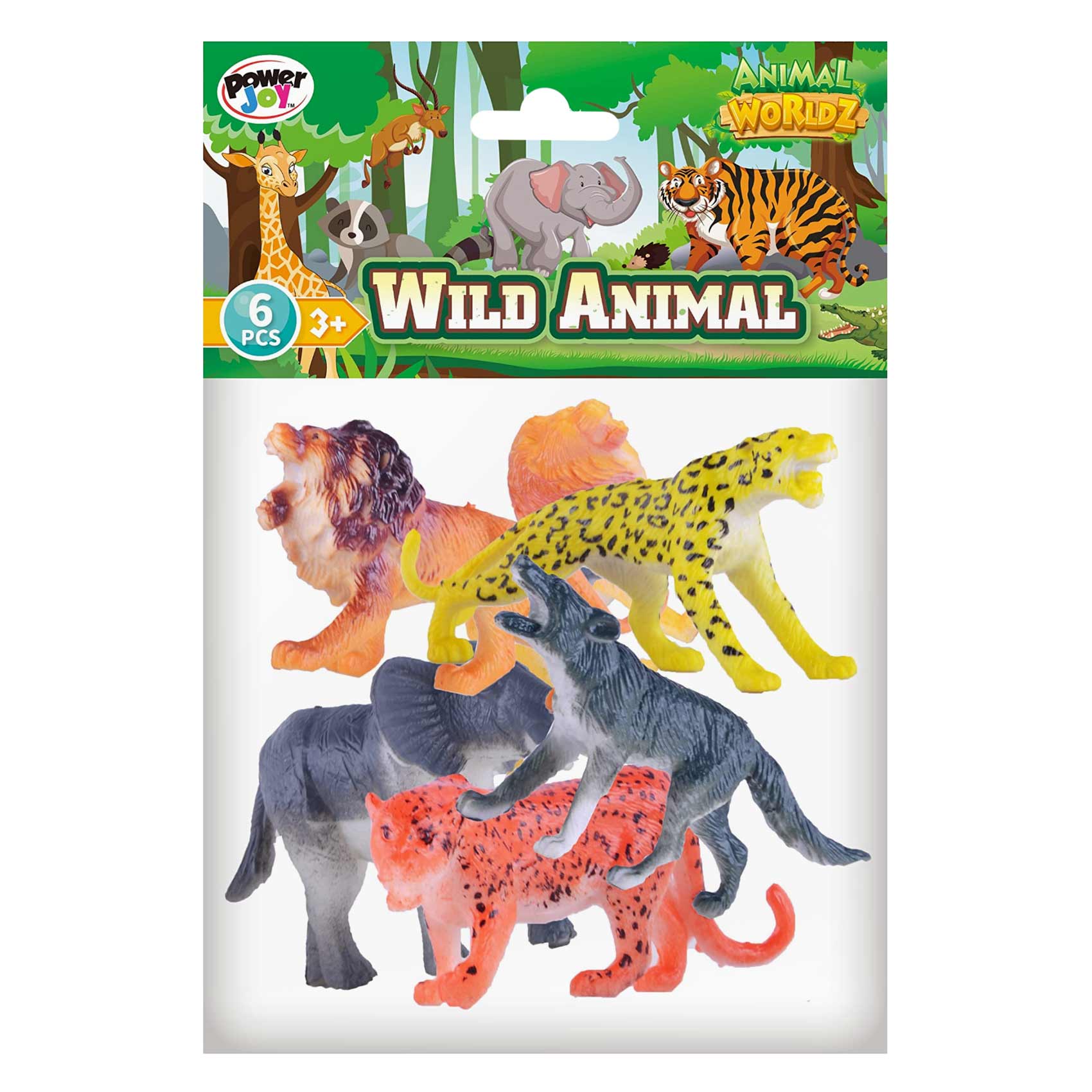 Buy PowerJoy Animal Worldz Safari Set, 6 Animal Figures Online