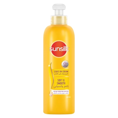 Sunsilk Leave On Cream, with Argan Oil, Soft &amp; Smooth, 200ml