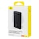 Baseus Airpow Lite Type-C And USB-A Portable Power Bank 15W 10000mAh Black