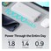 Baseus Airpow Lite Type-C And USB-A Portable Power Bank 15W 10000mAh White