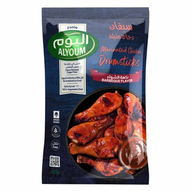 اليوم فخذ دجاج متبل بالباربيكيو 600 جرام