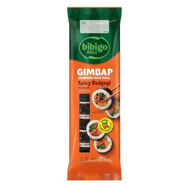 bibigo - Gimbap Seaweed Rice Roll, Spicy Bulgogi 230g