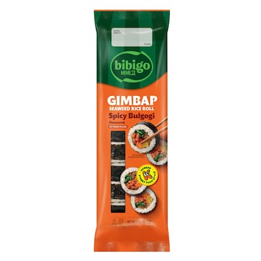 bibigo - Gimbap Seaweed Rice Roll, Spicy Bulgogi 230g