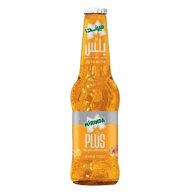 Mirinda Plus Sparkling Mango &amp; Peach Bottle 300ml