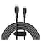 Baseus Pudding Series USB-C To Lightning Data Sync And Charging Cable 20W 2m Black