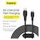 Baseus Pudding Series USB-C To Lightning Data Sync And Charging Cable 20W 2m Black