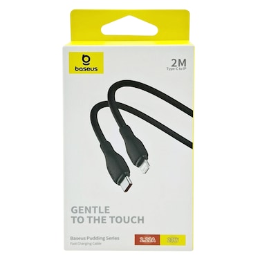 Baseus Pudding Series USB-C To Lightning Data Sync And Charging Cable 20W 2m Black