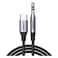 Ugreen Round USB-C To AUX 3.5mm Jack Audio Cable 1m Black