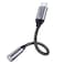 Ugreen Type-C Male To AUX 3.5mm Female Headphone Jack Adapter 10cm Grey