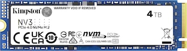 كينغستون NV3 4TB M.2 2280 PCIe 4.0 NVMe SSD
