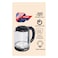 Admiral ADKT170G Electric Glass Kettle With Manual Lid 2200W 1.7L Clear/Black