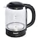 Admiral ADKT170G Electric Glass Kettle With Manual Lid 2200W 1.7L Clear/Black