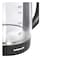 Admiral ADKT170G Electric Glass Kettle With Manual Lid 2200W 1.7L Clear/Black