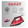 Admiral ADSI2400P Mechanical Temperature Control Steam Iron 2400W Red/Black