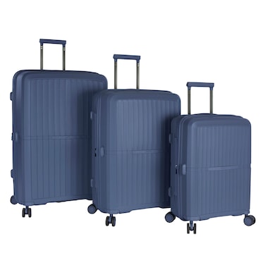 Heys Airlite Hard Luggage Set, 3 Pieces, Blue