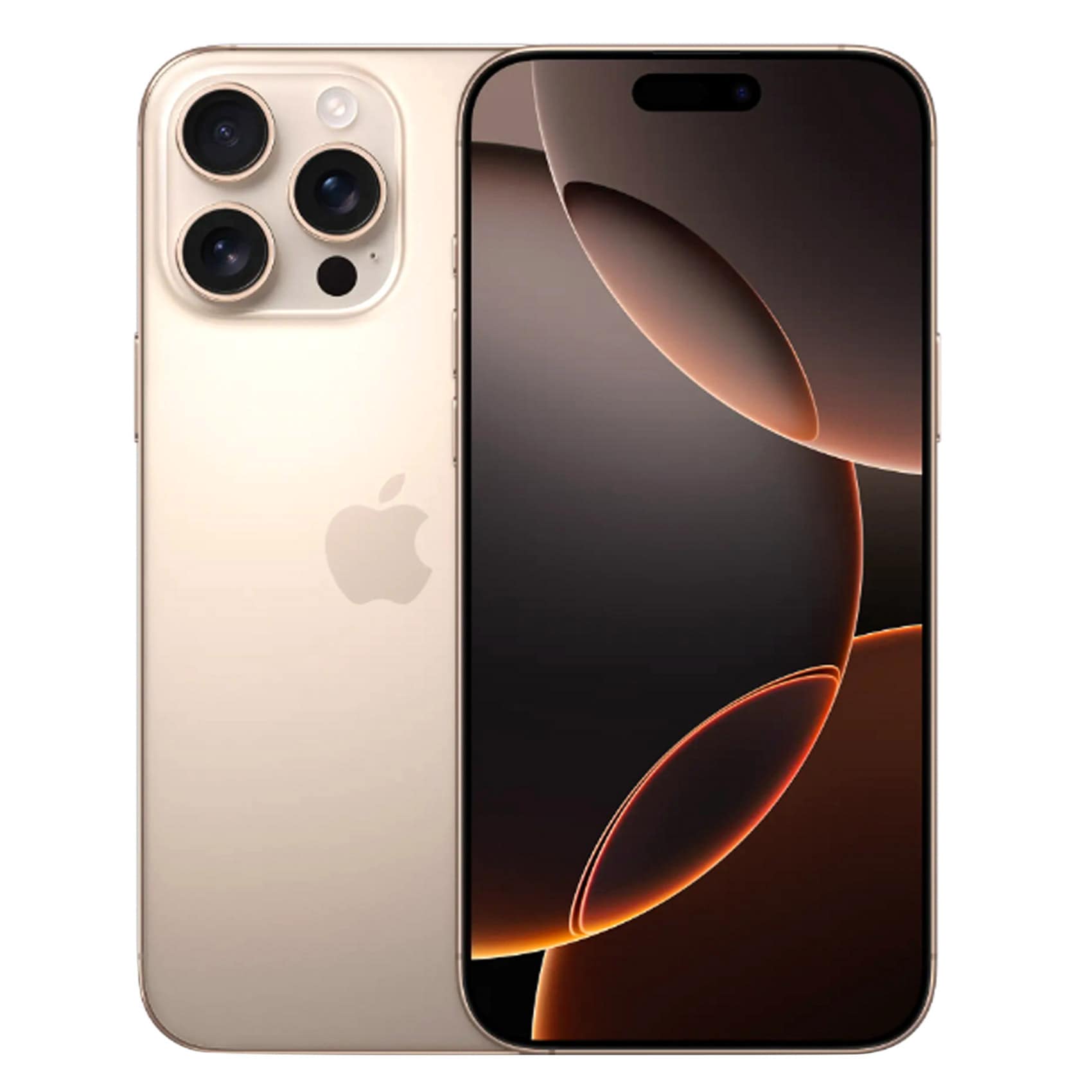 Thumbnail image for أبل آيفون 16 برو ماكس هاتف ذكي بمساحة ذاكرة 256 جيجابايتبايت يدعم إتصال 5G - تيتانيوم صحراوي