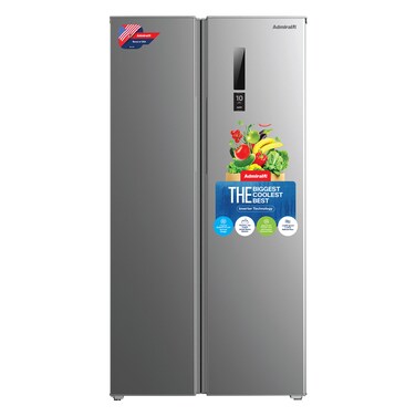Admiral Double Door Refrigerator 19.6 Cubic Feet 562L Silver