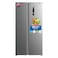 Admiral Double Door Refrigerator 19.6 Cubic Feet 562L Silver