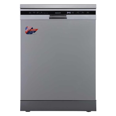 Admiral Freestanding Dishwasher 13 Place Settings, 6 Programs, Child Lock, Time Delay, Silver Color