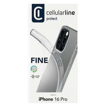 Cellularline Fine Rubber Case For iPhone 16 Pro
