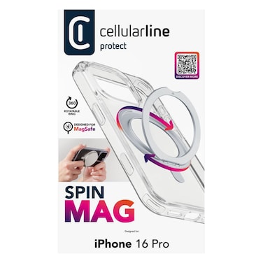 Cellularline Spin Mag Case For iPhone 16 Pro