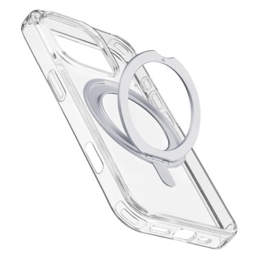 Cellularline - Spin 360&deg; Rotating Ring Mag Transparent Case for iPhone 16 Pro Max