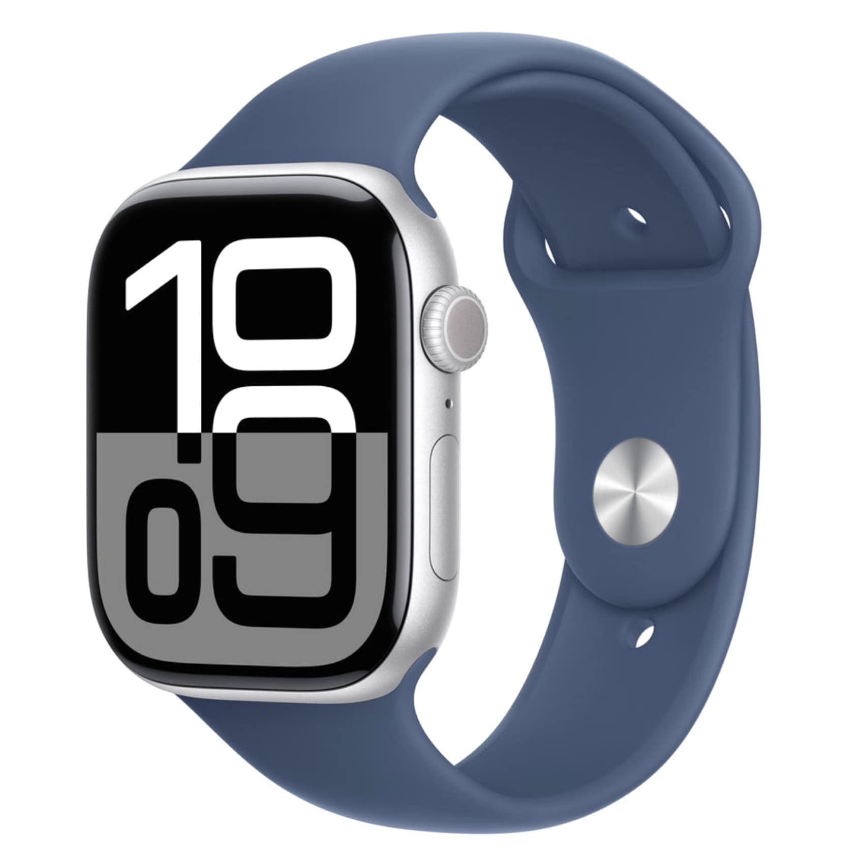 Buy Apple Watch Series 10 GPS 42mm Silver Aluminum Case With Denim
