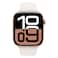 Apple Watch Series 10 GPS 42mm Rose Gold Aluminum Case With Light Blush Sport Band - Medium / Large
