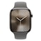 Apple Watch Series 10 GPS + Cellular 46mm Natural Titanium Case With Stone Grey Sport Band - Medium / Large