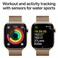 Apple Watch Series 10 GPS + Cellular 46mm Gold Titanium Case With Gold Milanese Loop - Medium / Large