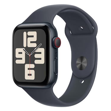 Apple Watch SE GPS + Cellular 40mm Midnight Aluminium Case With Midnight Sport Band - Medium / Large