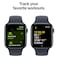 Apple Watch SE GPS + Cellular 44mm Midnight Aluminium Case With Midnight Sport Band - Medium / Large
