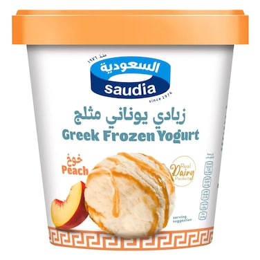 السعودية زبادي يوناني مجمد، خوخ، 78 جرام