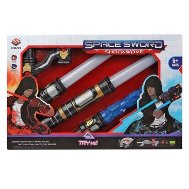 Space Sword with Light, 4-Piece Set